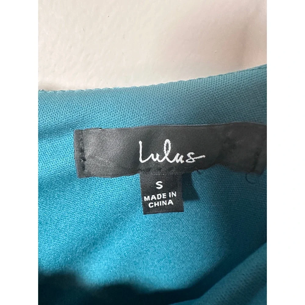 Lulus Sensationally Sparkly Dark Teal Green Lurex Maxi Dress Women's S mermaid